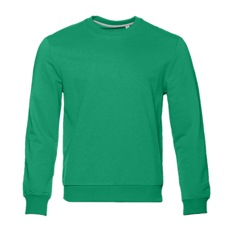 Свитшот унисекс STAN футер без начёса, 260, 63, Зелёный,  (30)  (52/XL)