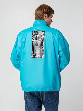 Ветровка из нейлона Surf 210, бирюзовая, размер S