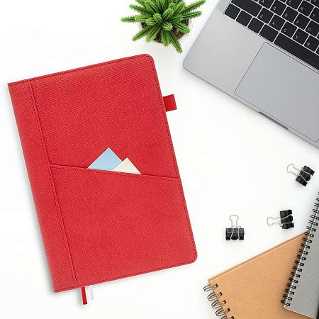 Ежедневник Smart Geneva Ostende А5, темно-синий, недатированный, в твердой обложке с поролоном