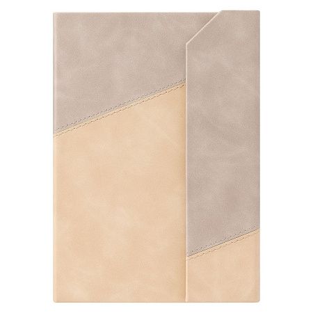 Ежедневник Магнетик Медио Горизонталь (Magnetic Medio Diagonal) 1/2, бежевый
