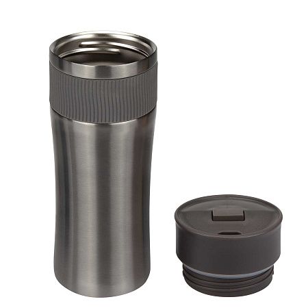 Термокружка вакуумная Поло (Polo), синяя