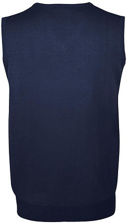 Жилет унисекс Gentlemen, темно-синий, размер XXS