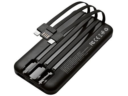 Подарочный набор «Tesla» с блокнотом А5, ручкой и пауэрбенком на 10 000 mAh