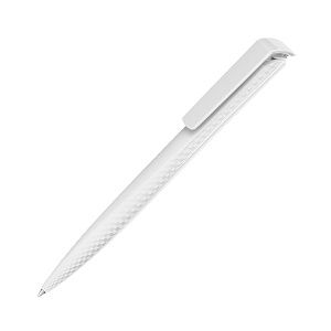Ручка шариковая TRIAS CARBON, белый