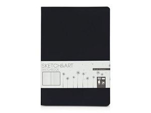 Скетчбук «Sketch & Art» 150 г/м2, soft-touch, цвет: черный