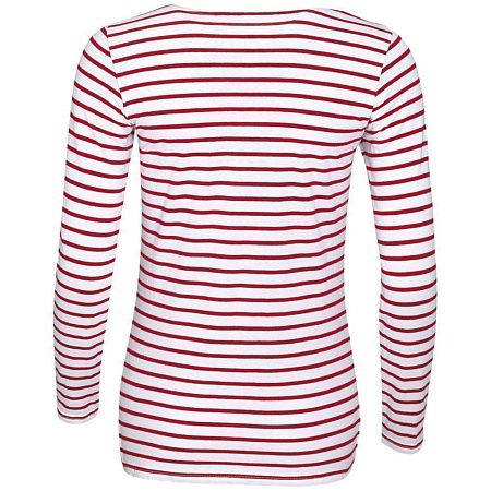 Футболка женская Marine Women, белая с красным, размер XXL