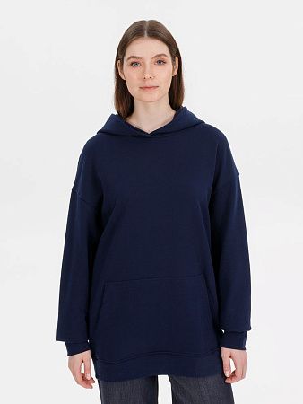 Худи оверсайз унисекс Outshine, темно-синее, размер XS/S