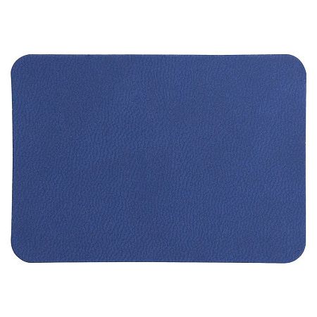 Шеврон Rectangle Latte Soft touch размер 50*70 мм, синий, со скругленными углами