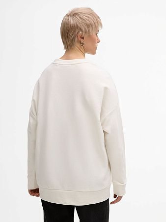 Свитшот унисекс S2, молочно-белый, размер M/L