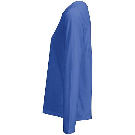 Футболка с длинным рукавом женская Monarch Women, ярко-синяя, размер XXL