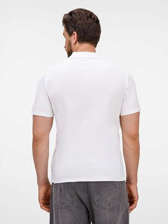 Рубашка поло унисекс Tervise, белая, размер S