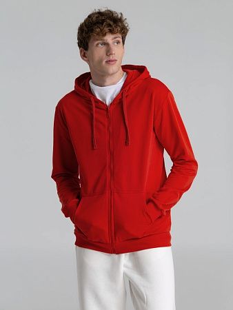 Толстовка на молнии с капюшоном Siverga 2.0, красная, размер 3XL