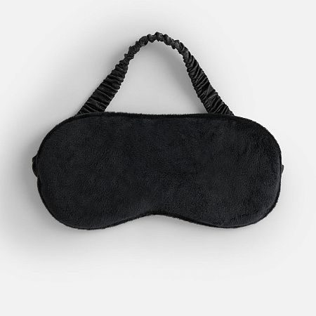 Двухстороняя маска для сна Veluto, черная