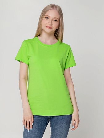 Футболка женская T-bolka Lady, зеленое яблоко, размер L v2