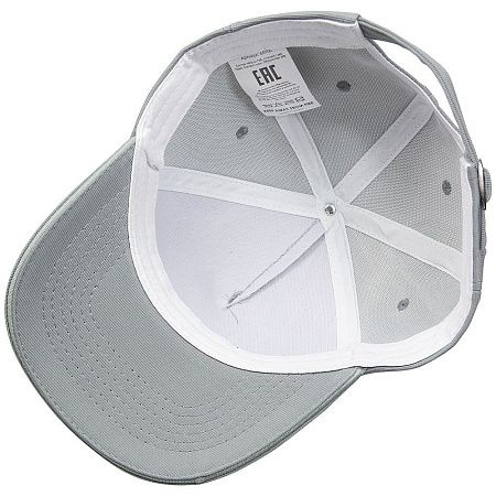 Кепка 5-панельная Ottoman 300, полиэстр, c серым сендвичем, темно-серая