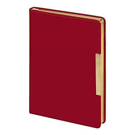 Набор подарочный Solution Duo (ежедневник City Moderna Pristine, ручка Gamma) бордовый с золотом