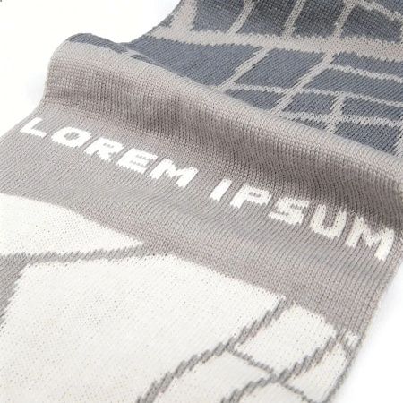 Шарф на заказ Tricksy Light, M, полушерсть