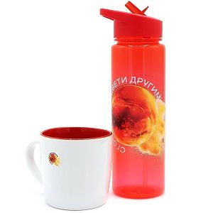 Набор СГОРАЯ САМ, СВЕТИ ДРУГИМ, красный