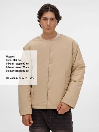 Куртка унисекс Veter, бежевая, размер 3XL/4XL