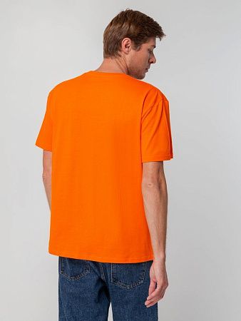 Футболка унисекс T-bolka 140, оранжевая, размер 4XL