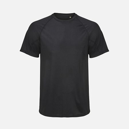 Футболка спортивная унисекс Vortex, черная, размер XXL