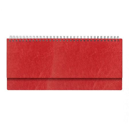 Планинг сборный Alfa Buffalo 325*130 мм с перфорацией, красный, недатированный, в твердой обложке