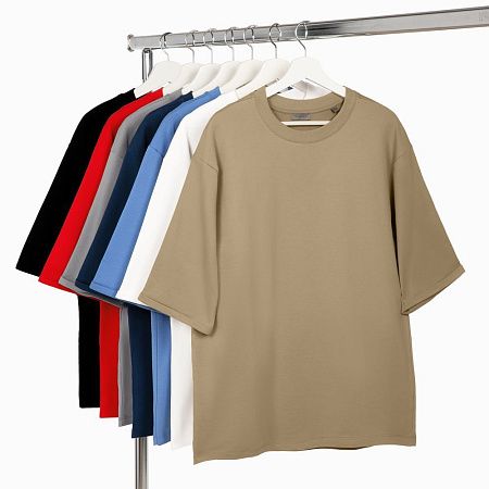 Футболка оверсайз унисекс Kosmos 2.0, красная (алая), размер XL/2XL