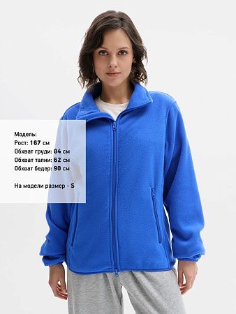 Куртка флисовая унисекс Ben Mac, синяя, размер S