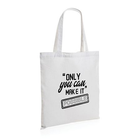 Сумка для покупок Impact из переработанного хлопка AWARE™, 145 г