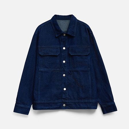 Куртка джинсовая O2, темно-синяя, размер M/L