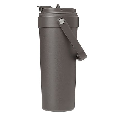 Термокружка вакуумная Соло (Solo), серая