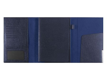 Набор подарочный Solution Prestige Duo (ежедневник в суперобложке, ручка шариковая) темно-синий