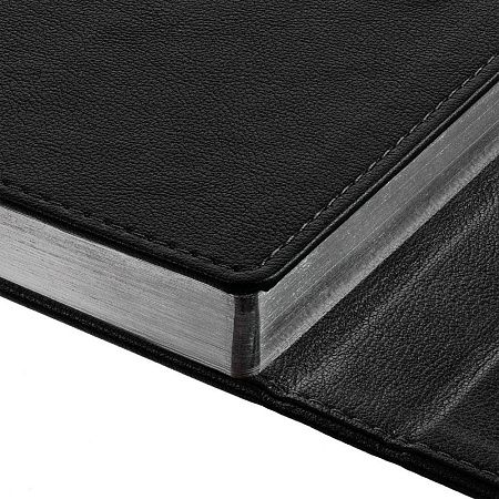 Ежедневник Flap на заказ, недатированный, черный