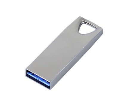 USB 3.0-флешка на 64 Гб с мини чипом и отверстием для цепочки