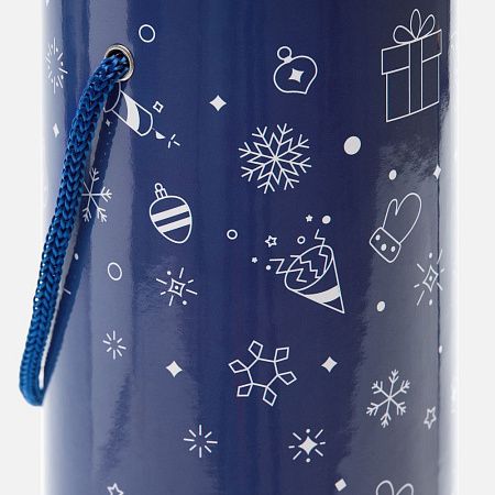 Тубус для бутылки Snowlace, синий