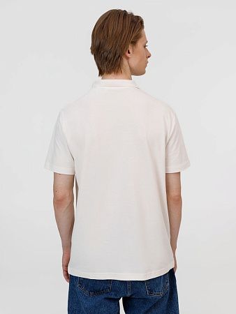 Рубашка поло унисекс Pulse, молочно-белая, размер L