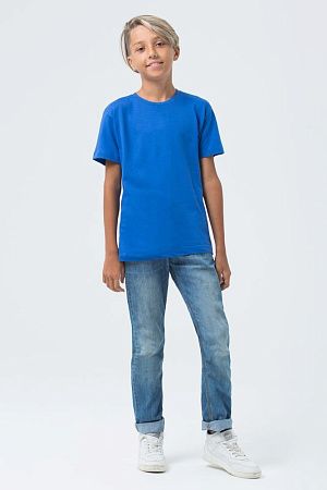 Футболка детская Regent Fit Kids, ярко-синяя (royal), размер 6 лет (106-116 см)