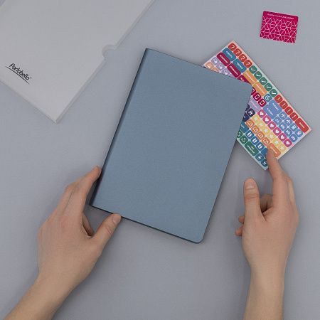 Ежедневник Мун Ривер (Moon River) недатированный, стальной