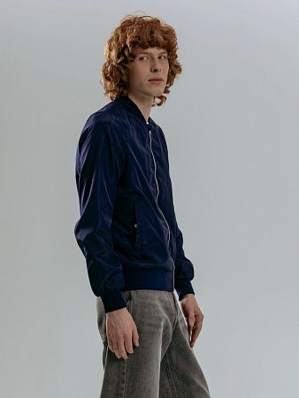 Бомбер Wigton, темно-синий, размер 3XL