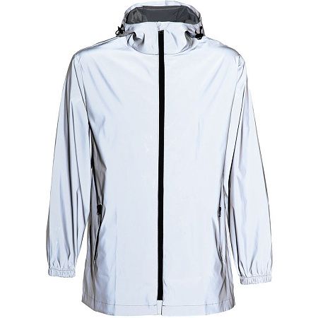 Парка Manifest из светоотражающей ткани, серая, размер XS/S