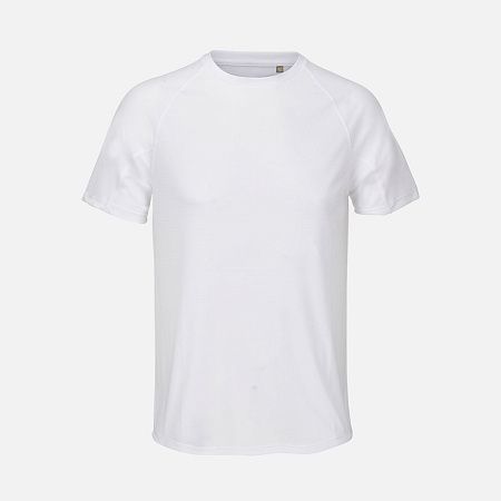 Футболка спортивная унисекс Vortex, белая, размер XXL