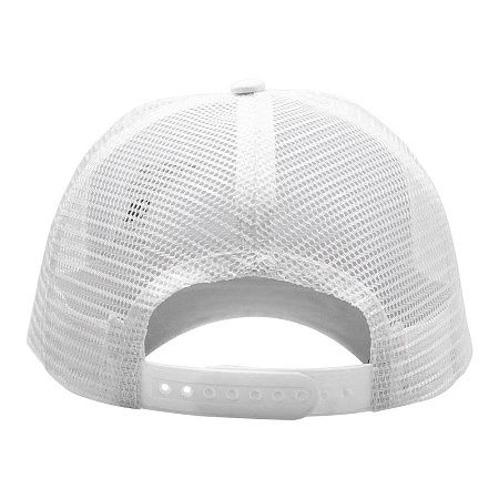 Кепка 5-панельная  Shefild  250 с сеткой, c белым сендвичем, белая