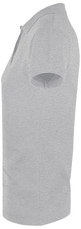 Рубашка поло женская Perfect Women 180 серый меланж, размер L