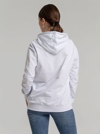 Толстовка с капюшоном Unit Kirenga, белая, размер 4XL