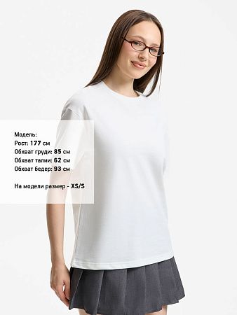 Футболка унисекс Durington, белая, размер XS/S