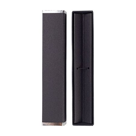 Коробка для ручки Cradle, чёрная с серебром