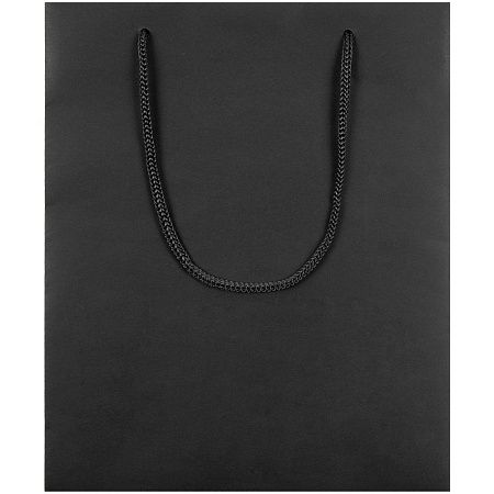 Пакет бумажный Vid M, черный