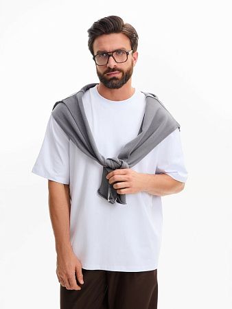 Футболка оверсайз Kangas, белая, размер XS/S