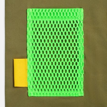 Заготовка из крупной сетки Rete, M, зеленый неон