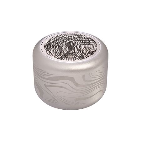 Беспроводная колонка Пэшн (Passion) 80dB 600 mAh (Bluetooth 5.4), серебряная